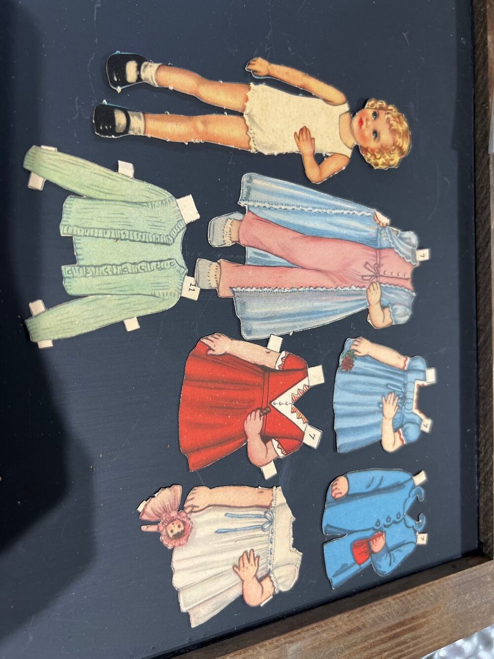 Vintage Paper Doll and Clothing Cutouts